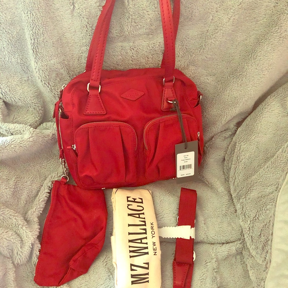 MZ Wallace Roxy Bedford Handbag color Poppy